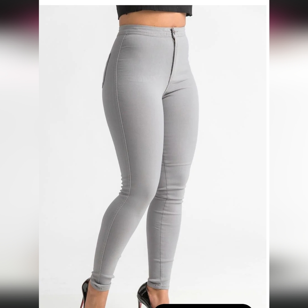 Grey jeans